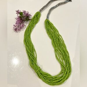 🍋‍🟩Lime Squeeze boho necklace